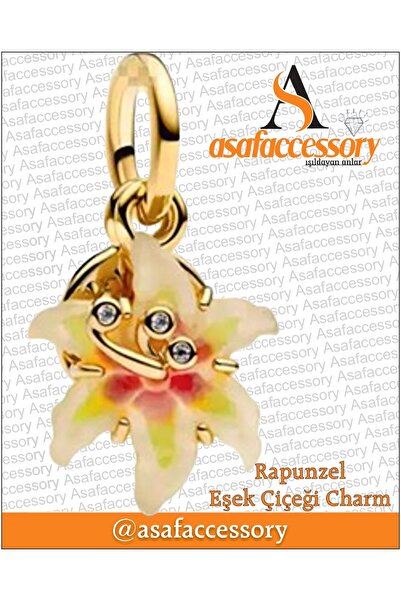 asaf Rapunzel Eşek Çiçeği Charm | Asafaccessory