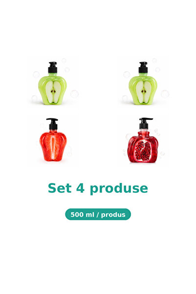 Tasty Set 4 Produse Tasty, Mix Mar Piele Sensibila, Mar Extract, Capsuni, Rodie