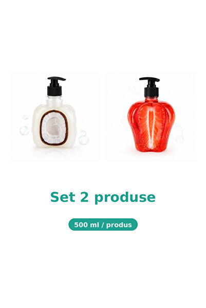 Tasty Set 2 Produse Tasty, Mix Cocos, Capsuni