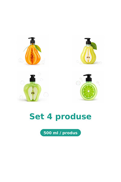 Tasty Set 4 Produse Tasty, Mix Pepene Galben, Pere, Mar Piele Sensibila, Lime