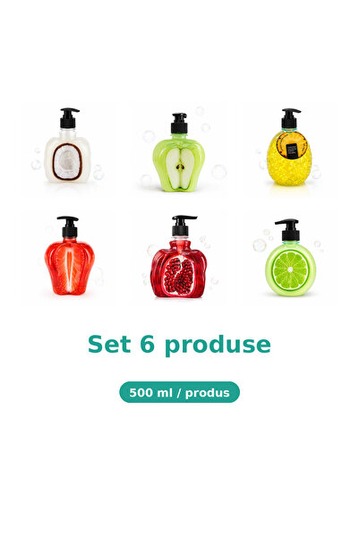 Tasty Set 6 Produse Tasty, Mix Cocos, Mar Piele Sensibila, Ananas, Capsuni, R...
