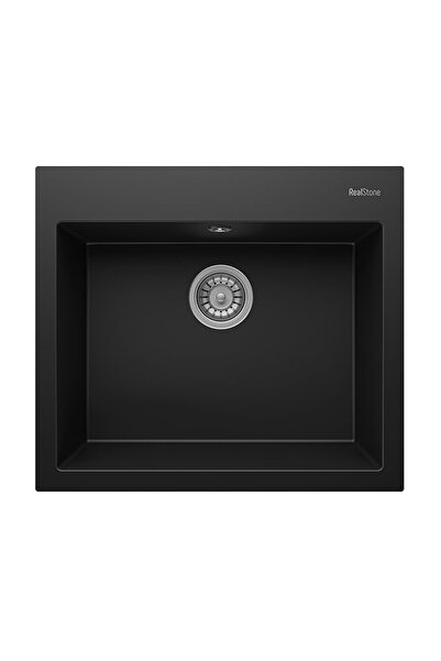 RealStone Didyma 60 K002 Granit Evye 600x530 mm Tek Göz Mutfak Evyesi - K002 ...