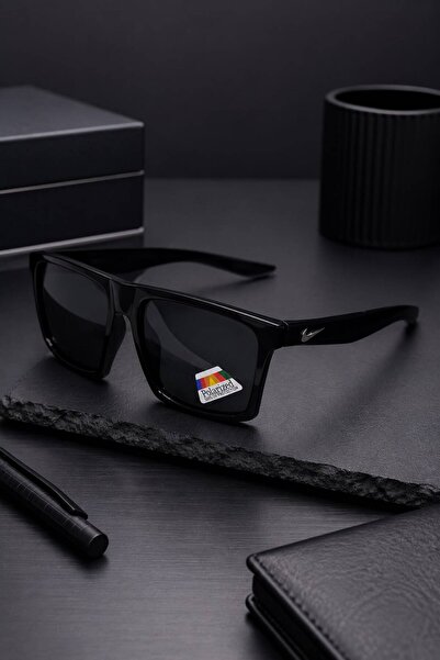 ModaLucci Black Adult Polarized Sunglasses