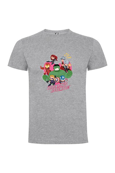 iLovePrints Valentine's Marvelous Cartoon Assembly Tshirt