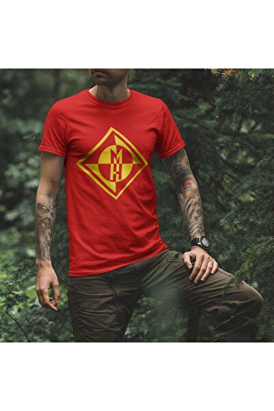 iLovePrints Abstract Yellow and Black Logo Tshirt