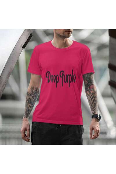 iLovePrints Deep Purple Logo Tshirt