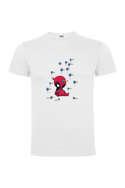 iLovePrints Chibi Deadpool Fitness Fun Tshirt