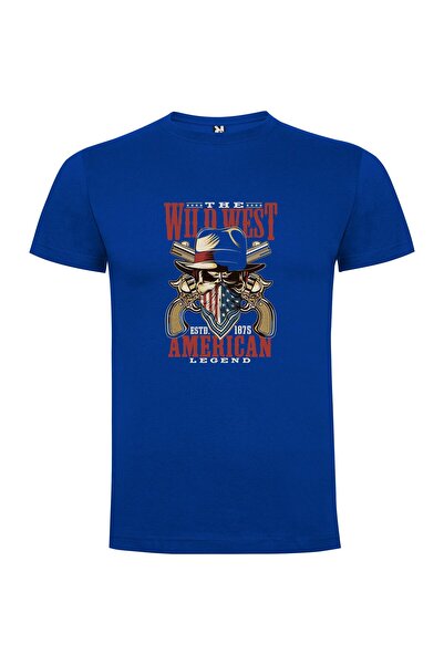 iLovePrints Skull Gunslinger Cowboy Tshirt