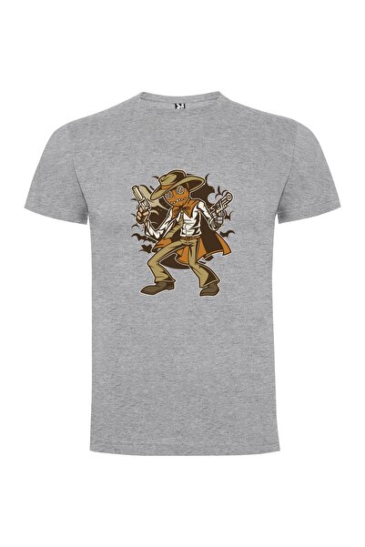 iLovePrints Gunslinger Skeleton Cowboy Tshirt
