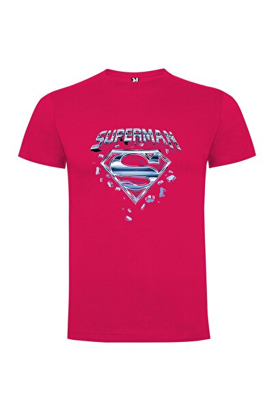iLovePrints Glimmering Superman Emblem Tshirt
