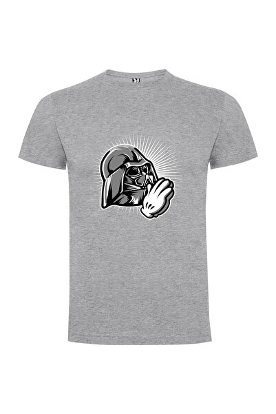 iLovePrints Vader in Black & White Tshirt