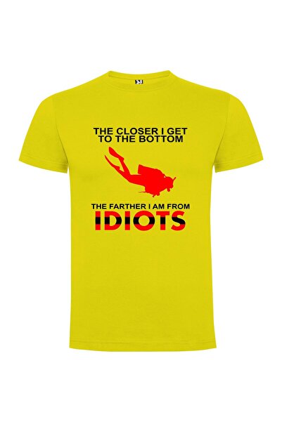 iLovePrints Idiot-free zone sign Tshirt