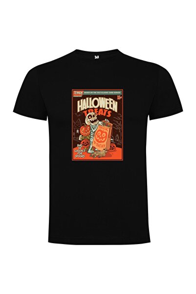 iLovePrints Vintage Horror Halloween Treats Tshirt