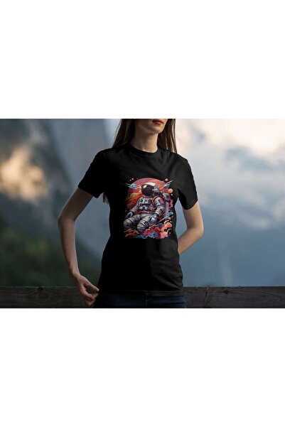 iLovePrints Astronaut in Space Tshirt