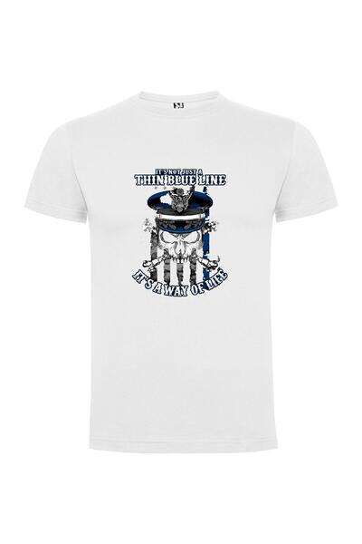 iLovePrints Life's Thick Blue Line Tshirt