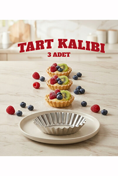 VAN VLECK Tart Kalıbı – Yapışmaz Çıkarılabilir Tabanlı Tart, Kiş ve Meyveli T...