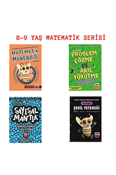 Dahi Olacak Çocuk Yayınları 8-9 Yaş Matematik Serisi