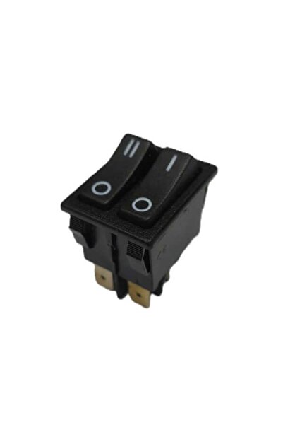 Generic Everel Διακόπτης διπλός φαρδύς (Rocker) ON-OFF, 4 επαφές