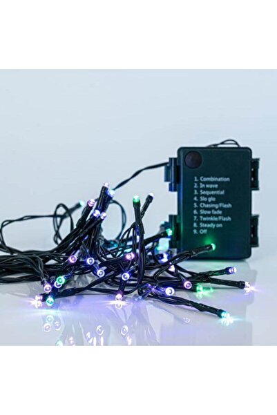 Generic 48 λαμπάκια LED σε σειρά μπαταρίας, 3,6 m, πράσινο καλώδιο, 8 προγράμ...