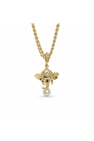 PerleJewelry Elephant Gold Necklace
