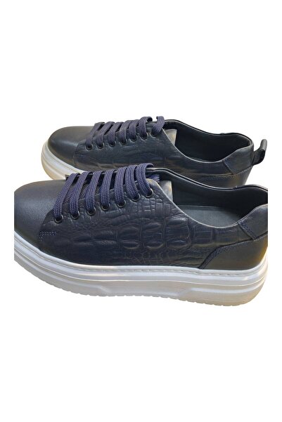 Rosse Acarbey Men's Genuine Leather Lightweight Casual Comfortable Lace-Up Shoes