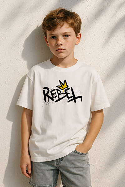 MYADA Rebel Printed Basic Boy's T-Shirt 23522