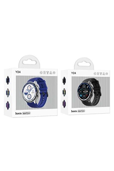 AUDIOX HOCO Y24 SmartWatch, Sport, BT 5.3, Funcție de Apel AMOLED, 390mAh, Mu...