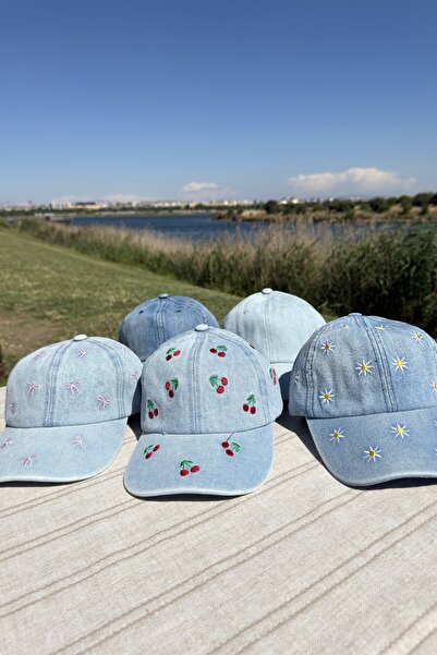 Mollycrush Luxury Plain Denim Hat Daily Sports Hiking |   Light Blue Unisex D...