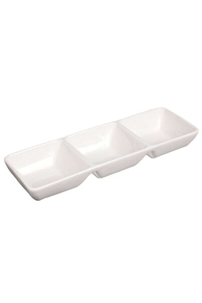 OEM Set de 6 boluri ceramice cu 3 compartimente pentru gustări.