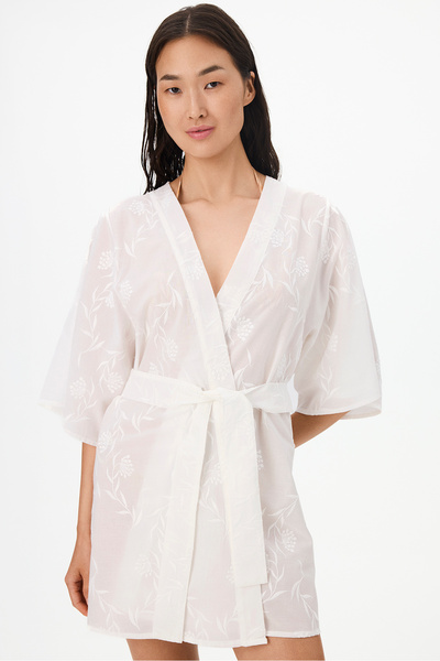Penti Beyaz Carine Kimono