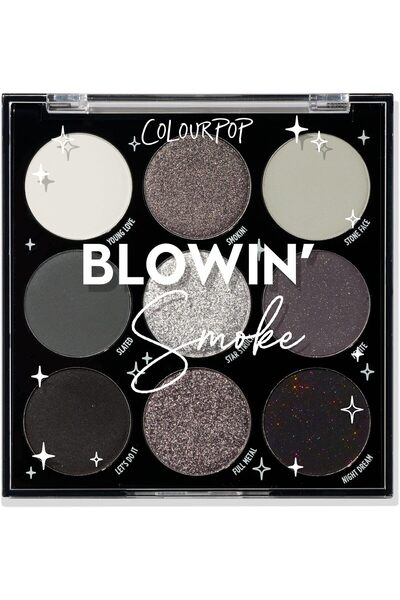 colourpop Blowin' Smoke Highly Pigmented Eyeshadow Palette with Long-Lasting ...