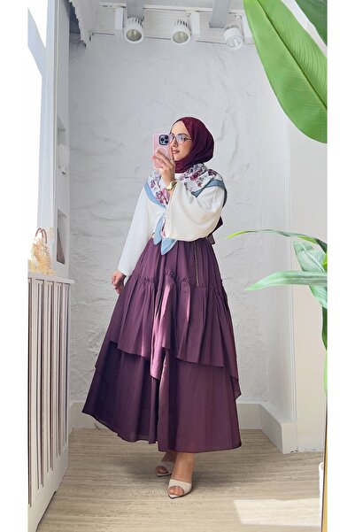 MODA S&S BZLİNE Voile Flounce Skirt