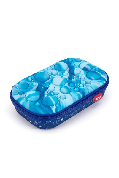 Zipit Penar cu fermoar Bubble Top Storage Box - Blue Space