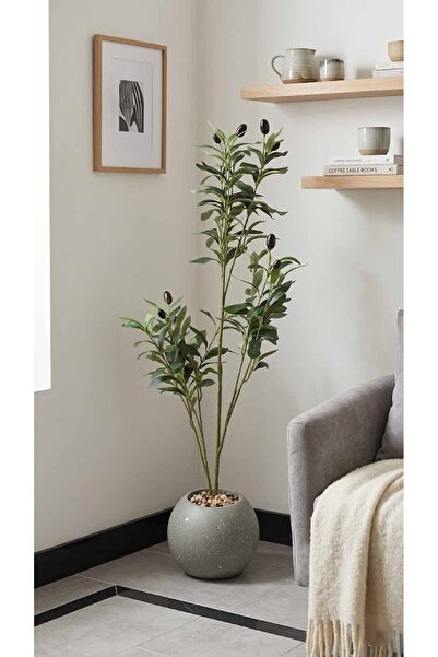 co arma Artificial Tree Simulated Natural Olive with 85cm Trunk