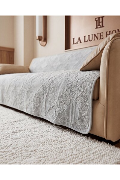 la lune home WELLSOFT KOLTUK ÖRTÜSÜ 170X215 KAYMAZ TABAN