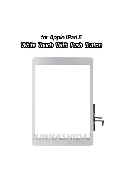 choice2 White with button For iPad 5 2017 Touch Screen Digitizer and Home But...