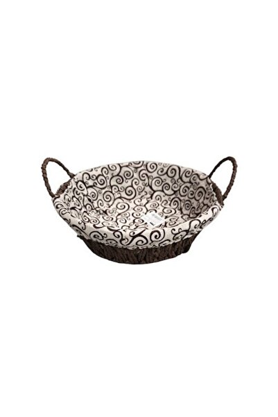 Clini Coș rotund pentru pâine, metal-textil, 25 cm, 4X-0629