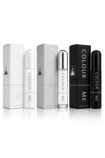 Milton Lloyd Set cadou apă de parfum bărbați COLOUR ME®, 3 x 50 ml (White, Si...