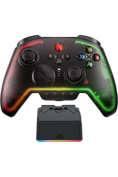 BIGBIG WON Rainbow 2 Pro Gaming Controller with Charging Dock for Switch, PC,...