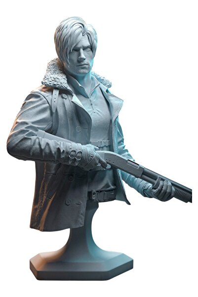Miyazaki Premium Leon Scott Kennedy Büstü | Residual Evil Requiem Koleksiyonu
