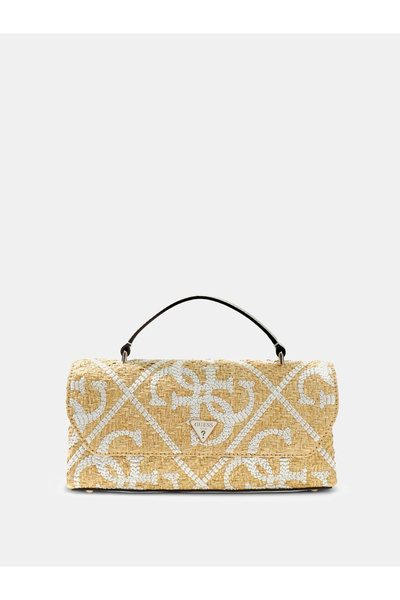 Guess Kirsten Üstten Saplı Kapaklı Kadın Beyaz El Çantası HWWL9743200-NRI