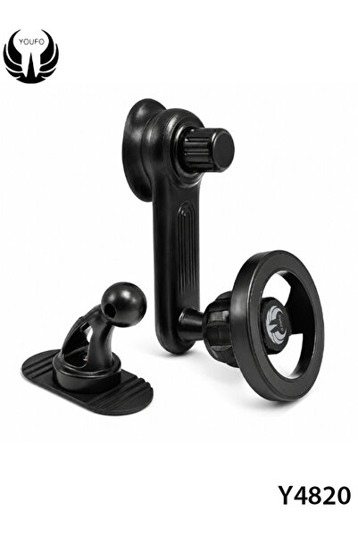 Youfo Y4820 Magnetic Car Air Vent Phone Holder, 360° Rotation, MagSafe Compat...