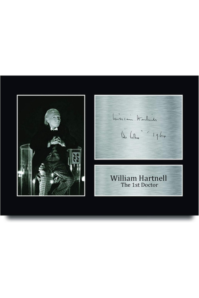 HWC Trading A4 William Hartnell Dr Who First Doctor Gifts Printed Signed Auto...