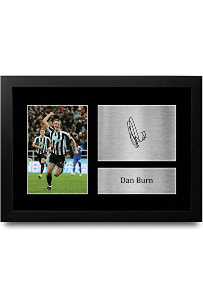 HWC Trading FR A4 Dan Burn Newcastle United Gifts Printed Signed Autograph Pi...
