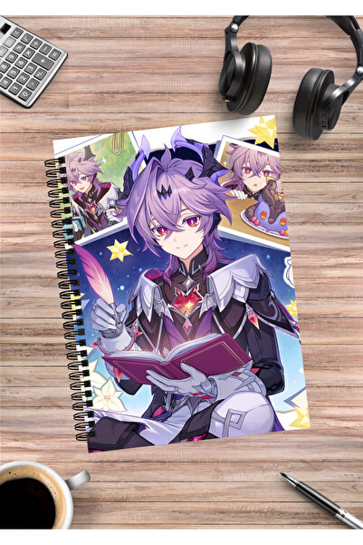 mertfigur Caiet spiralat Genshin Impact Anime A5 (50 de coli)