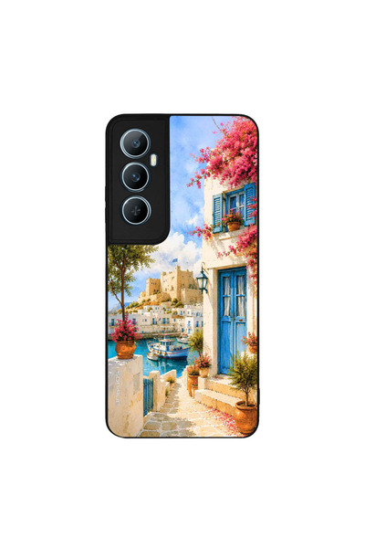 Sonique Θήκη Greek Island Muse Series για Realme C65 4G Ροδίτικο Λιμάνι