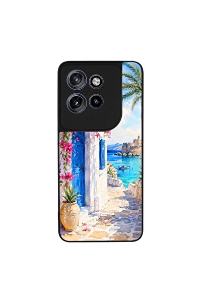 Sonique Θήκη Greek Island Muse Series για Motorola Edge 60 Neo 5G Σοκάκι Ρόδου