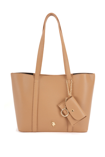 U.S. Polo Assn. K.Beige Women's Shoulder Bag Us26309