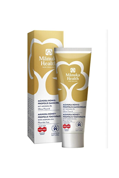 Manuka Health Pasta de dinti fara fluor, Manuka Health, MGO 400+, Propolis, U...