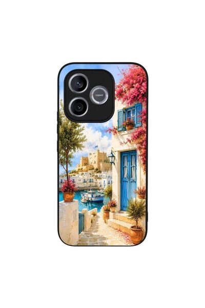 Sonique Θήκη Greek Island Muse Series για Honor 600 Lite 5G Ροδίτικο Λιμάνι